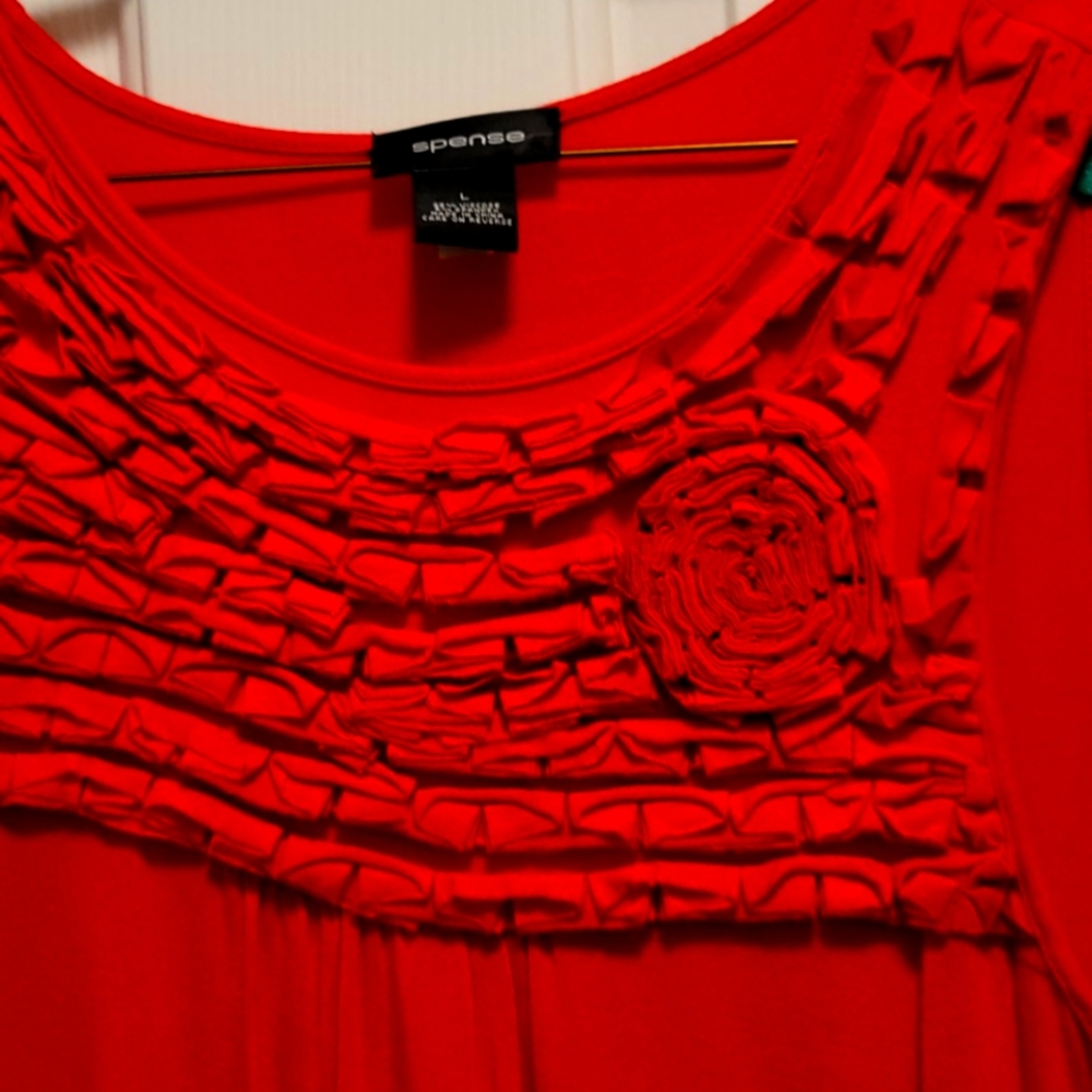 Spense Red Dress - Picture 2 of 2